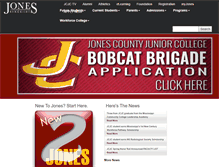 Tablet Screenshot of jcjc.edu